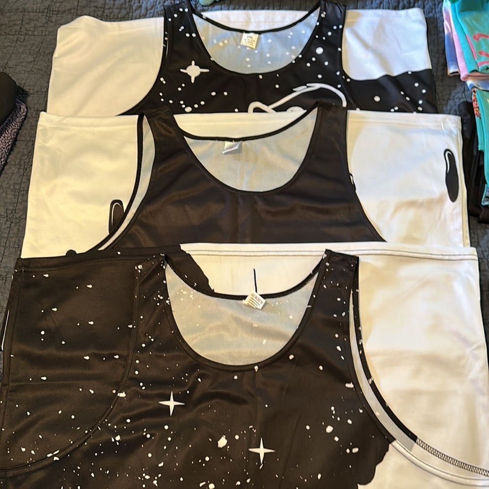 Graphic tank top bundle of 3.